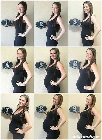 ثبت عکس دوره های بارداری